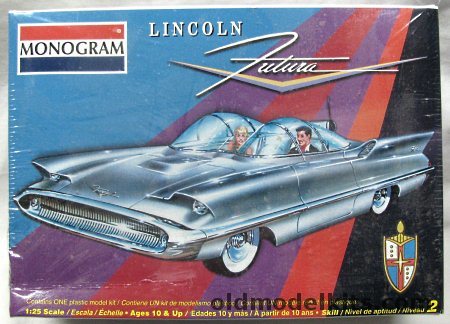 Monogram 1/25 Lincoln Futura (ex-Revell), 85-7696 plastic model kit